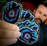 Image 2 of 'Eyeball Hand' Monster Sticker