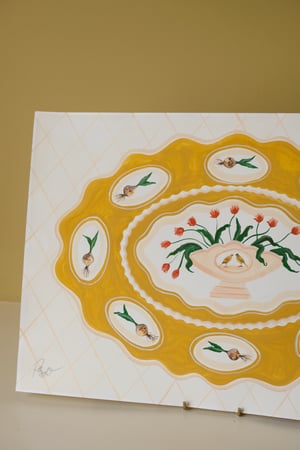 Image of Romantic Platter - Original Painting