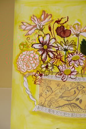 Image of Romantic Vase - Original Painting