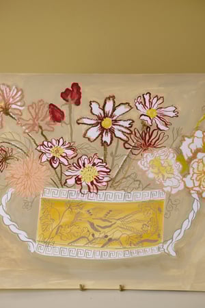 Image of Romantic Lustre Vase - Original Painting