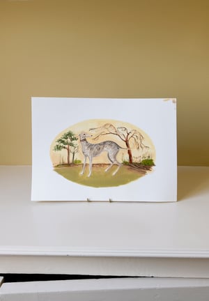 Image of Sighthound - Original Oil Painting