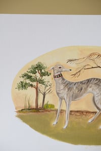 Image 5 of Sighthound - Original Oil Painting