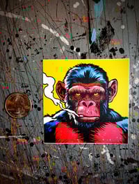 Image 1 of 'Chimp Off The Old Block' Sticker