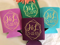 Image 2 of Wedding favors for guests in bulk, Wedding monogram can holders