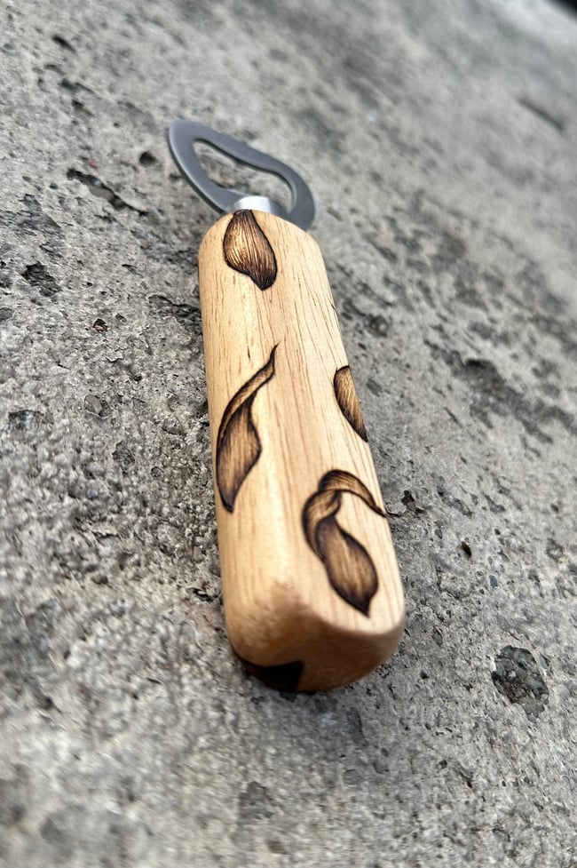 Falling Petals Bottle Opener