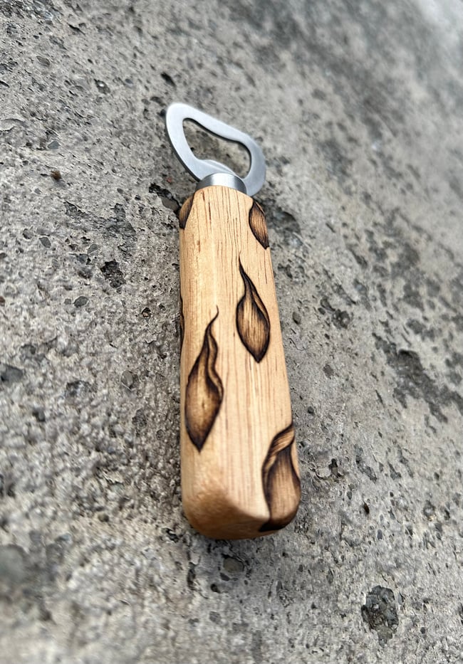 Falling Petals Bottle Opener