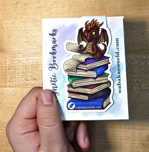 Image of Book Dragon Magnetic Bookmark
