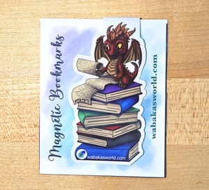 Image of Book Dragon Magnetic Bookmark