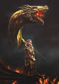 Print Rhaenyra Targaryen