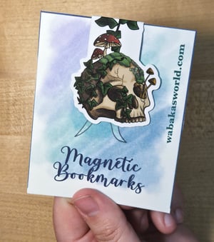 Image of Mysterious Forest Skull Bookmark