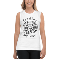 Image 3 of FINDING MY WAY - muscle tank