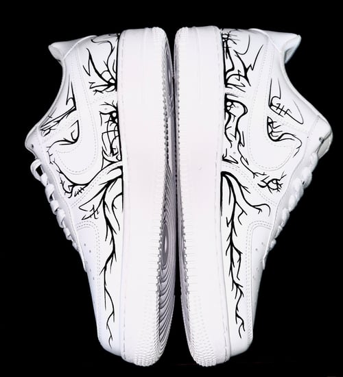 Image of CUSTOM HAND PAINTED AF1 WHITE