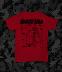 Sect Pig / Self Casing Tee Red / Available Until June 1 / No Re Press until 2025.