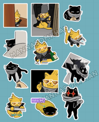 Image 1 of Mini Kitty Stickers 2