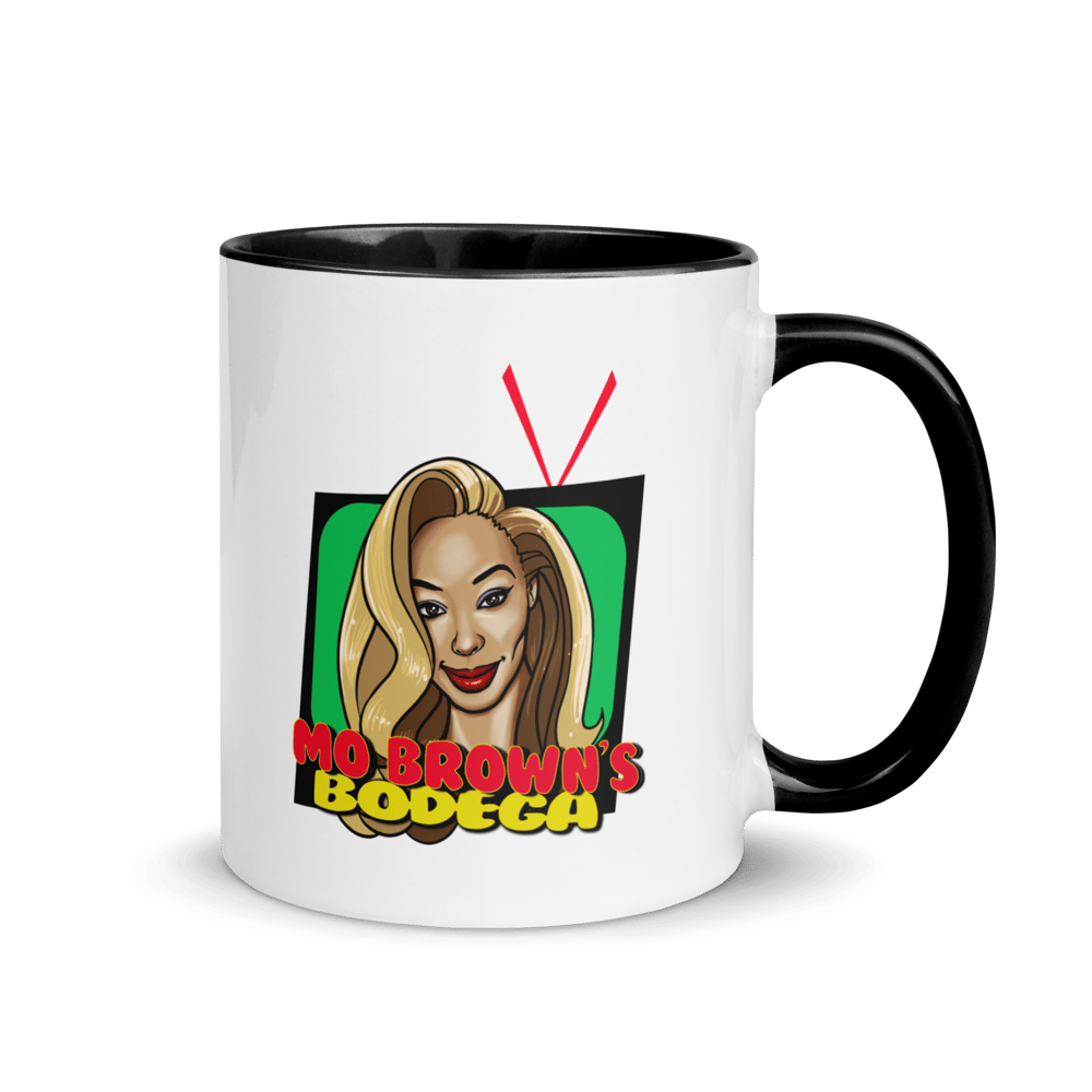 Mo Brown's Bodega Ceramic Mug with Color Inside
