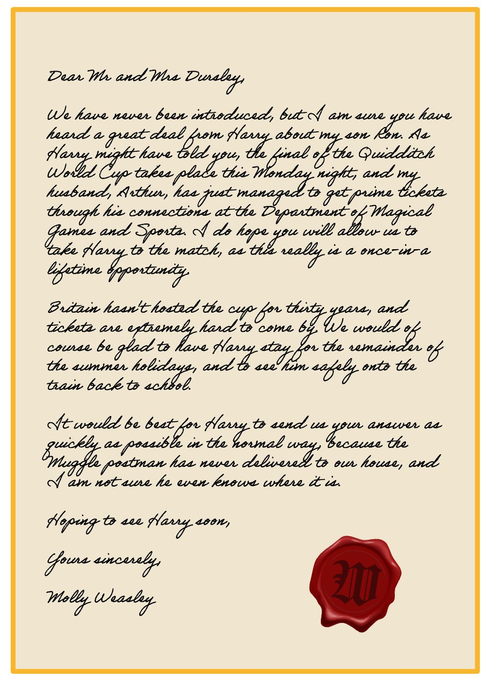 Image of PREORDER Molly’s Letter