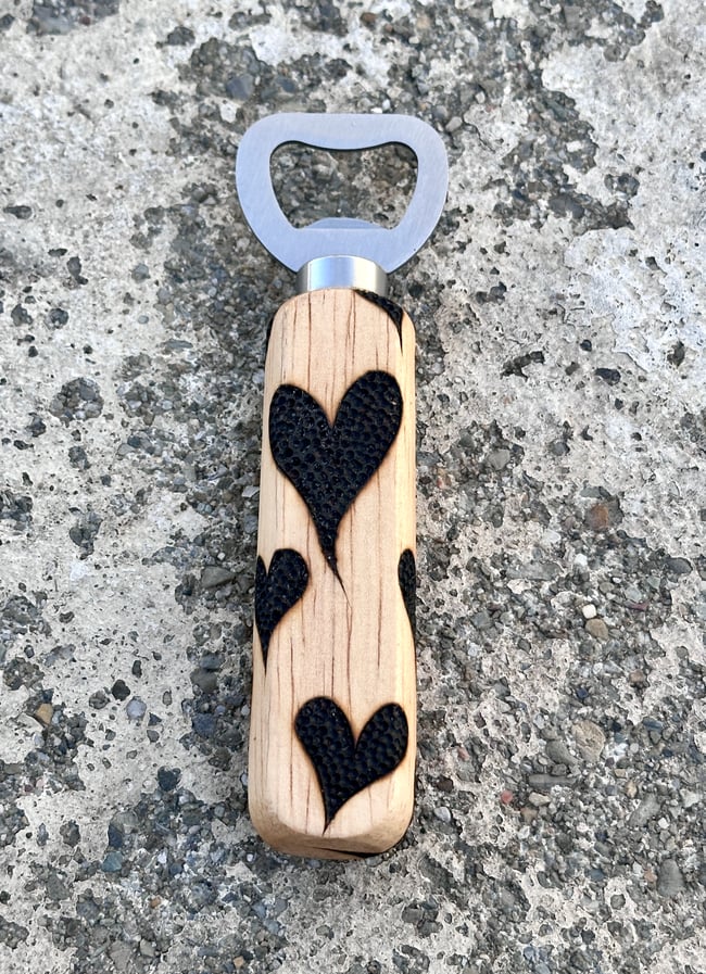 Dark Hearts Bottle Opener 