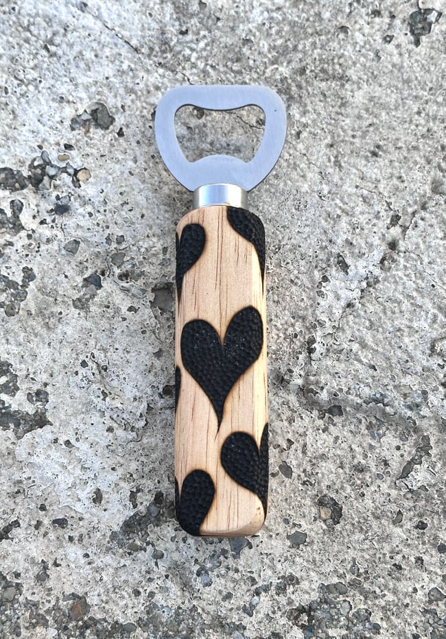 Dark Hearts Bottle Opener 