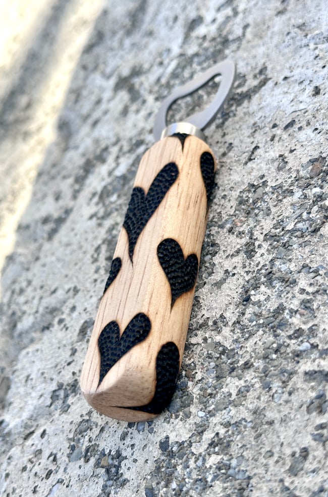 Dark Hearts Bottle Opener 