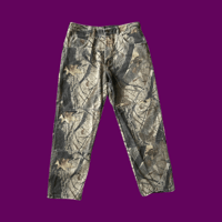 Image 1 of Vintage Camouflage Double Knee Jeans (36x30)