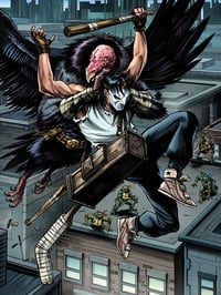 Image 2 of TMNT & Other Strangeness Tribute Illustration- 14x17 Original Art
