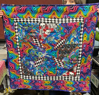 Image 1 of Cozy Space and Time 35"x35" (Baby Quilt)