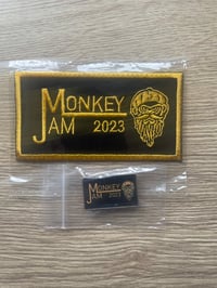 Image 1 of Monkey Jam 2023 patch and pin 