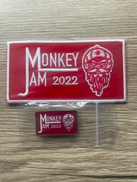 Image 1 of Monkey Jam 2022 patch and pin