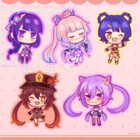 Image 2 of Genshin Ladies Acrylic Charms