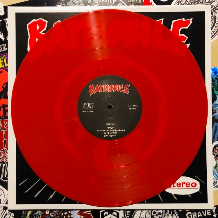 BATMOBILE - S/T (40 YEARS IN A FRENZY) LP RED