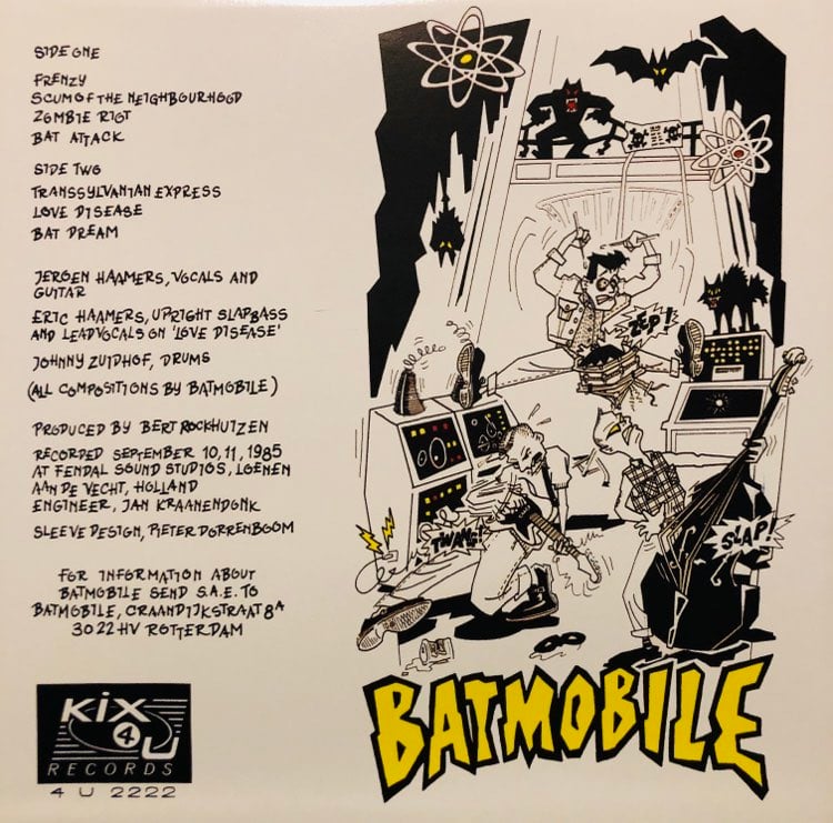 BATMOBILE - S/T (40 YEARS IN A FRENZY) LP RED