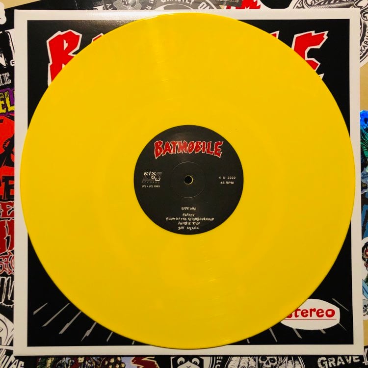 BATMOBILE - S/T (40 YEARS IN A FRENZY) LP YELLOW