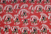 Image 1 of Pack of 25 7x7cm Aberdeen On Tour Football/Ultras Stickers.