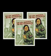 Sin Las Mujeres No Hay Revolución Stickers (3 pack)