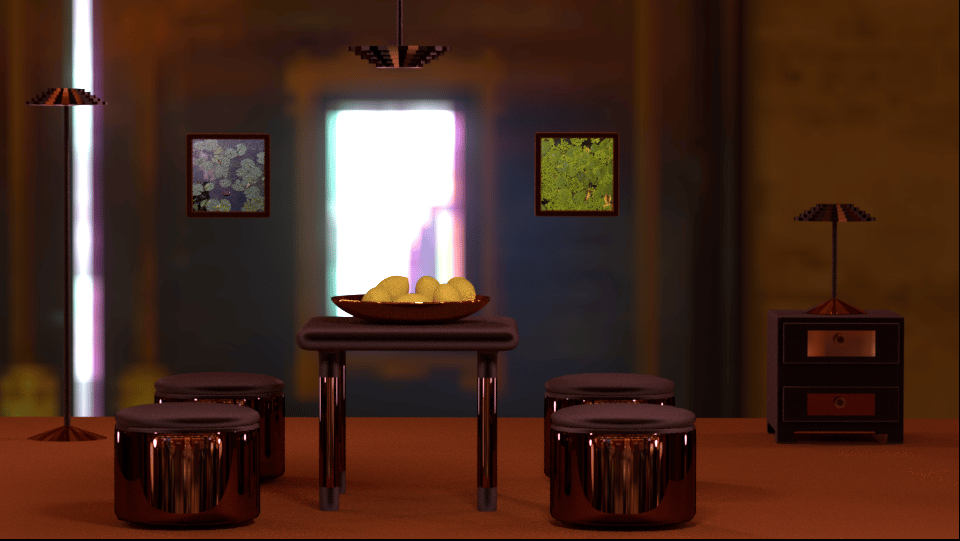 Image of THE HOTEL LOBBY by Yeshaya Dank - a 3D virtual experience