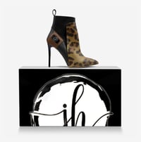 Image 1 of JH Brand Lynn Leopard High Heeled Italian Shoe
