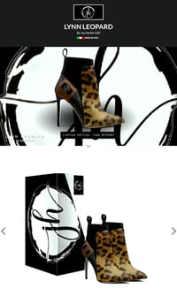 Image 2 of JH Brand Lynn Leopard High Heeled Italian Shoe