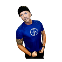 Image 1 of Navy Blue JH Brand 100 % Polyester Mens and Womens Designer Tee Shirt