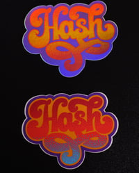 Image 2 of Retro Hash Sticker