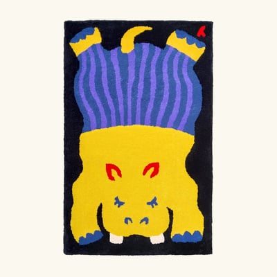 Image of MEDIUM RUG - HIPPOPOTAMUS