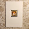 Woodland Fox - matted limited edition print