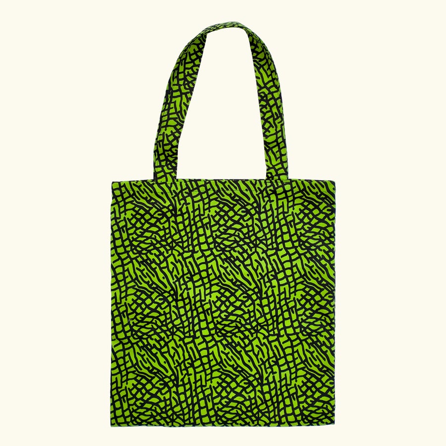 Image of TOTE BAG - BLACK / WHITE&GREEN / GREEN&BLACK