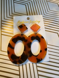 Image 2 of Animal Print Design Earrings