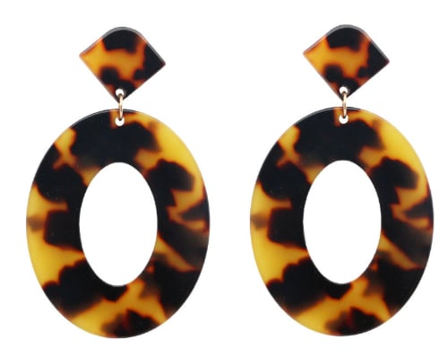 Image of Animal Print Design Earrings