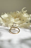 Image 4 of Triangle Opal and Sapphire Ring