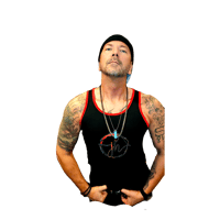 Image 1 of Black & Red JH Tank Top