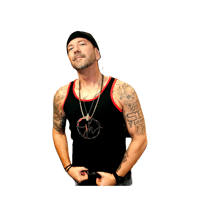 Image 4 of Black & Red JH Tank Top