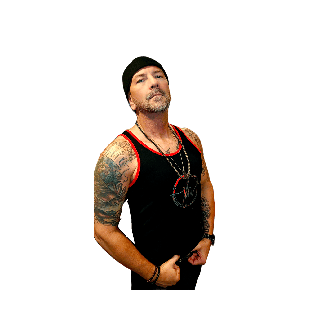Black & Red JH Tank Top