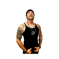 Image 1 of Black & White JH Brank Tank Top