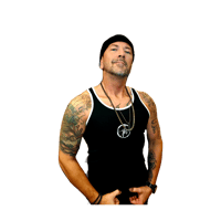 Image 2 of Black & White JH Brank Tank Top